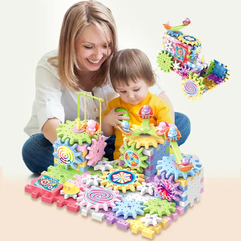 DIY Electric Gear Building Block (101 Pieces)