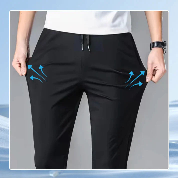 ð¥ð¥Summer Sale: Men's Elastic Waist Joggers, Stay Cool & Stylish! (Buy 1 Get 1 Free)