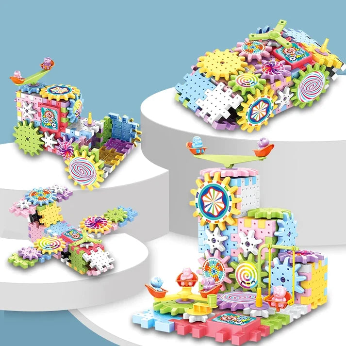 DIY Electric Gear Building Block (101 Pieces)