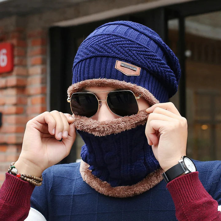 Attractive Woolen Head & Neck Caps (Snow Proof)