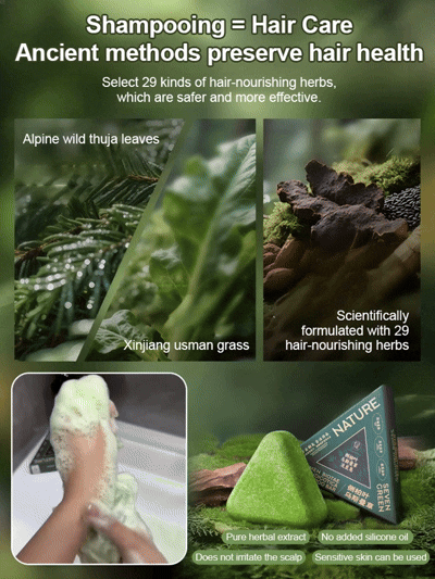 Anti-Hair Loss And Hair Growth Natural Shampoo Bar (BUY 1 GET 1 FREE)