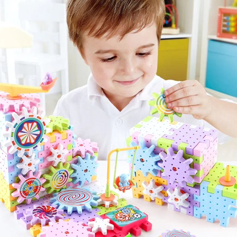 DIY Electric Gear Building Block (101 Pieces)