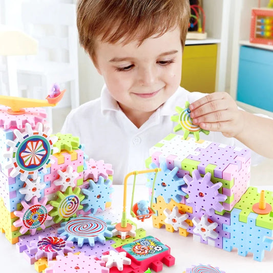 DIY Electric Gear Building Block (101 Pieces)