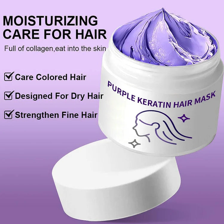 Purple Keratin Hair Mask (Buy 1 Get 1 Free)