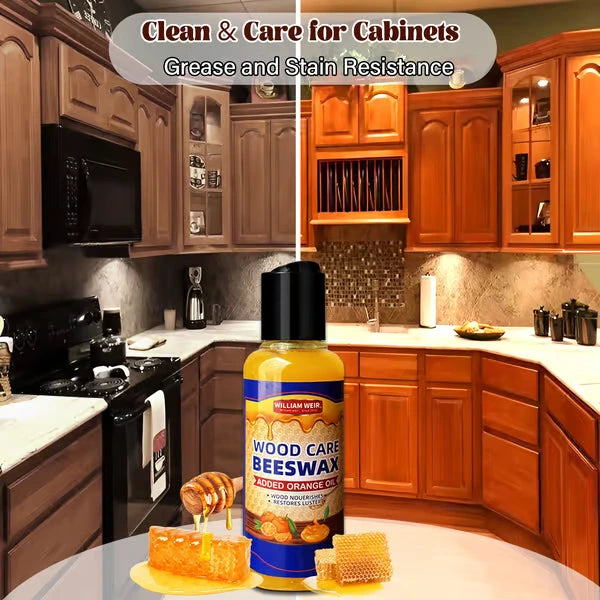 Natural Beeswax & Orange Oil Wood Conditioner (Buy 1 Get 1 Free)