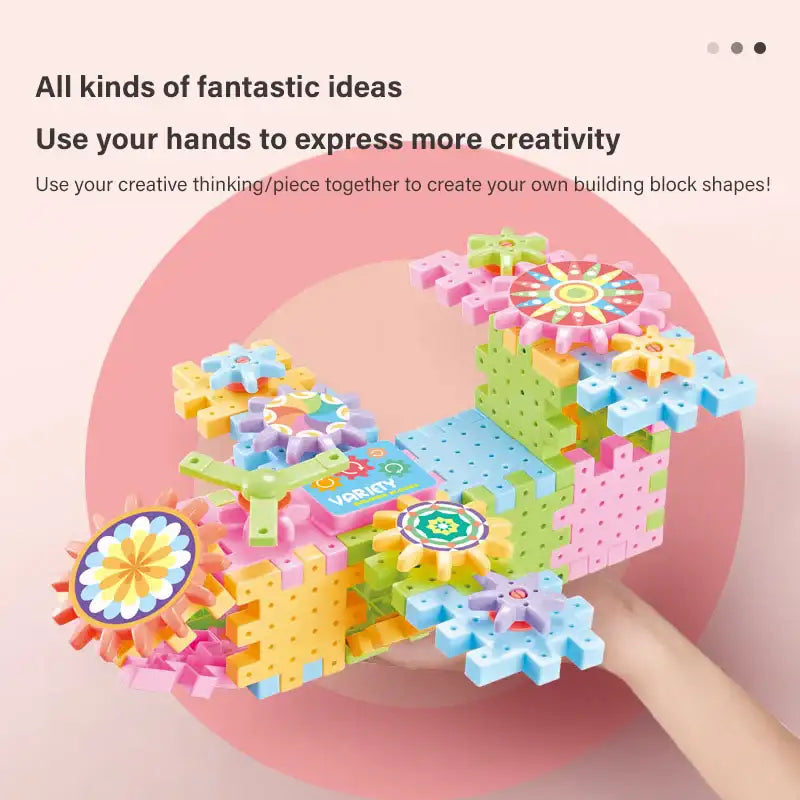 DIY Electric Gear Building Block (101 Pieces)