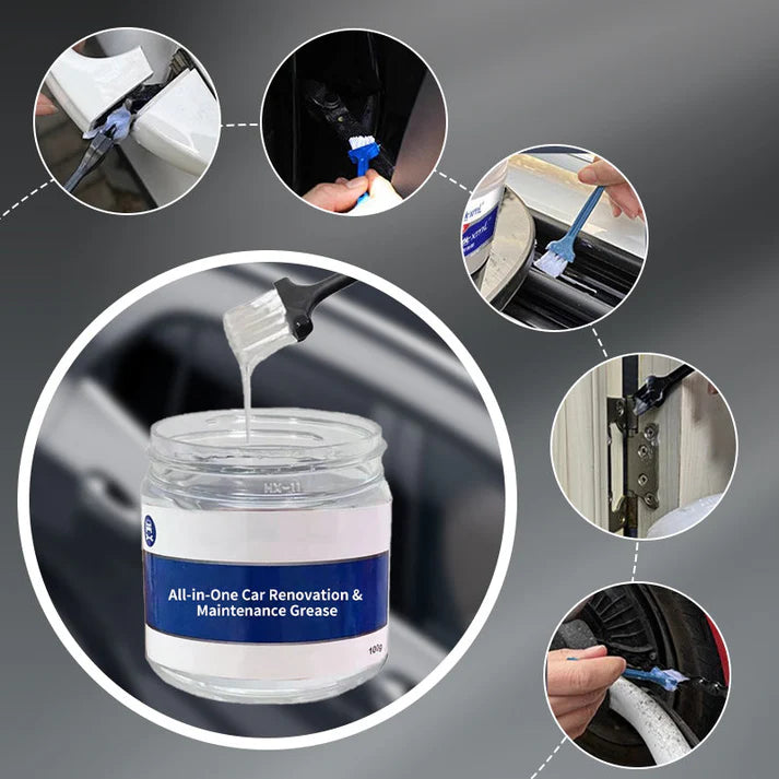 All-in-One Car Renovation & Maintenance Grease Set With Brush