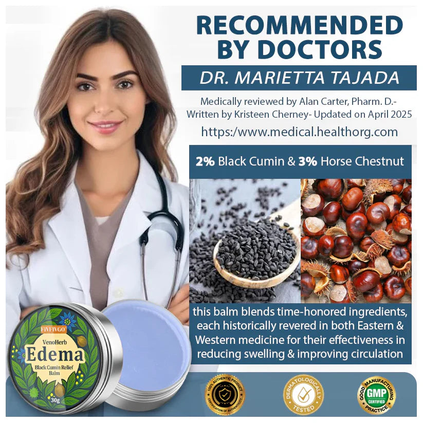 VenoHerb Black Cumin Edema Relief Balm (BUY 1 GET 1 FREE)