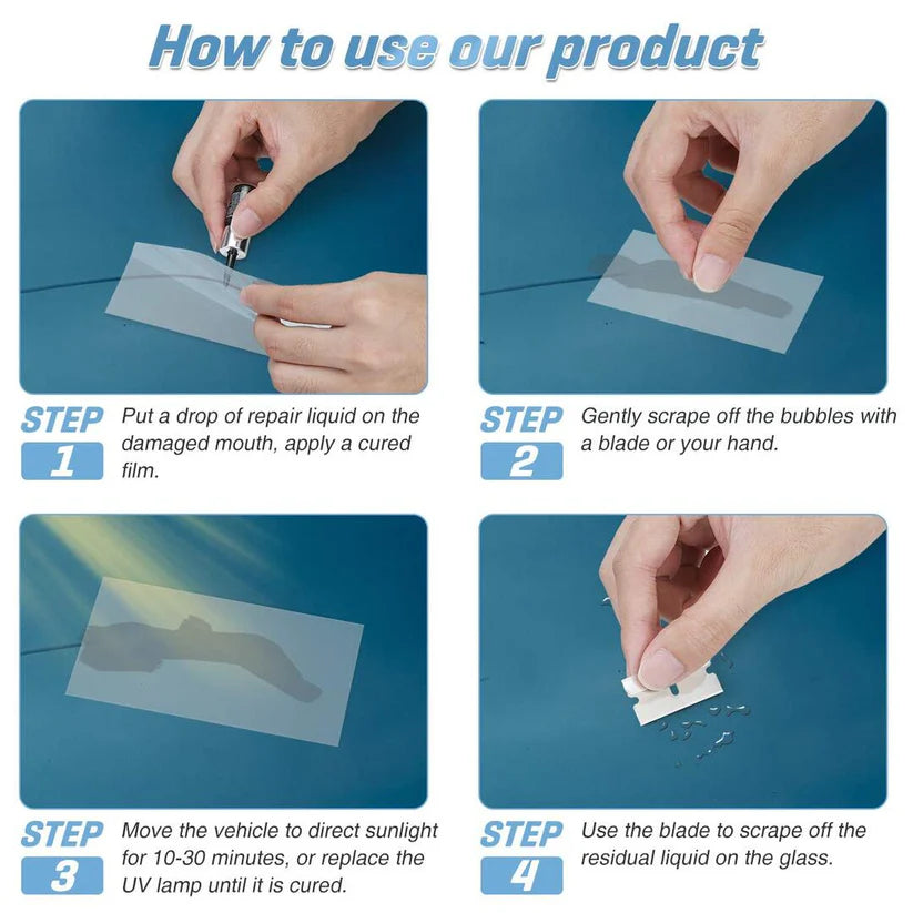 Oveallgo™ GlassFix Guard: 2024 Formula to Repair Cracks in Windshield (BUY 1 GET 1 FREE)