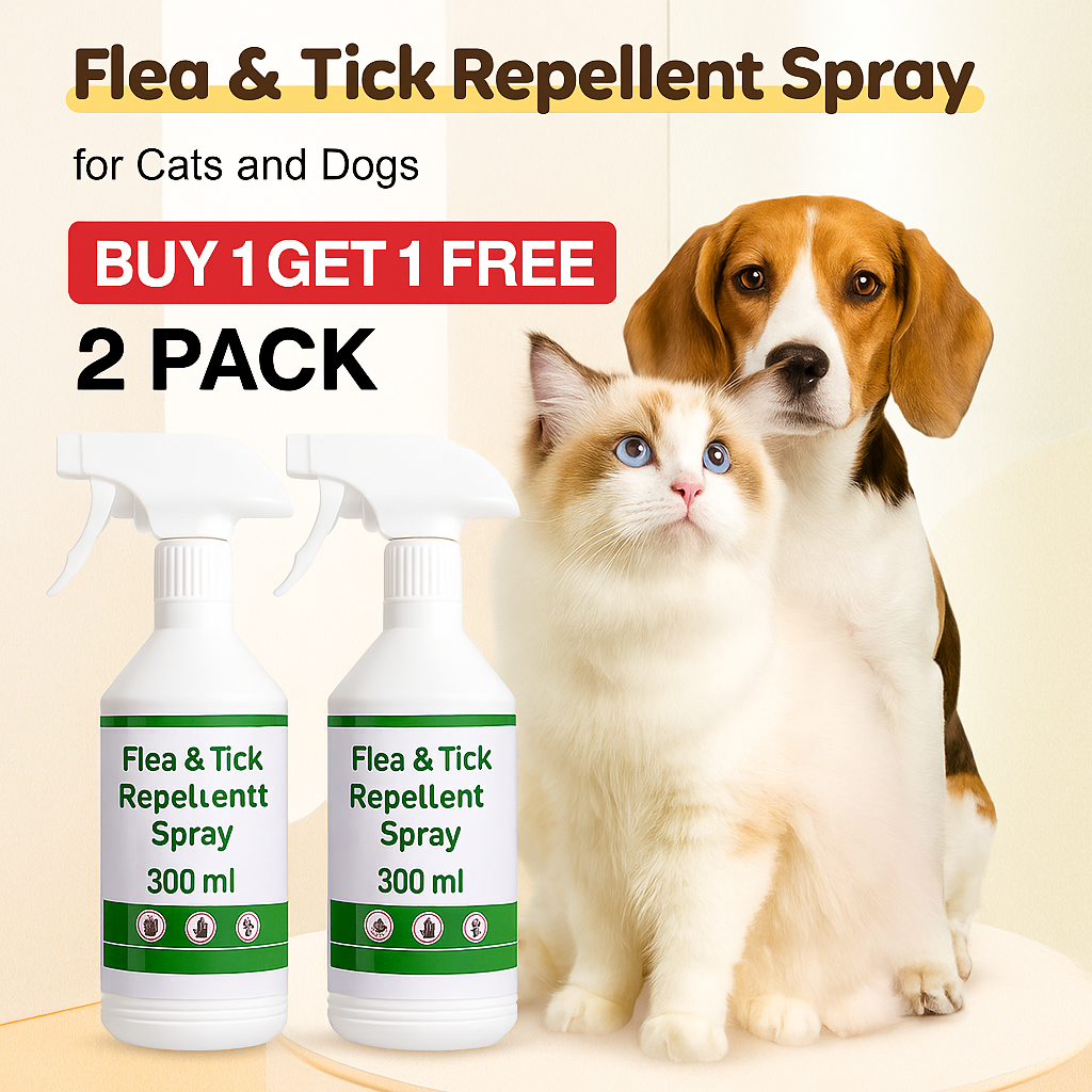 Flea & Tick Repellent Spray for Cats and Dogs (BUY 1 GET 1 FREE)