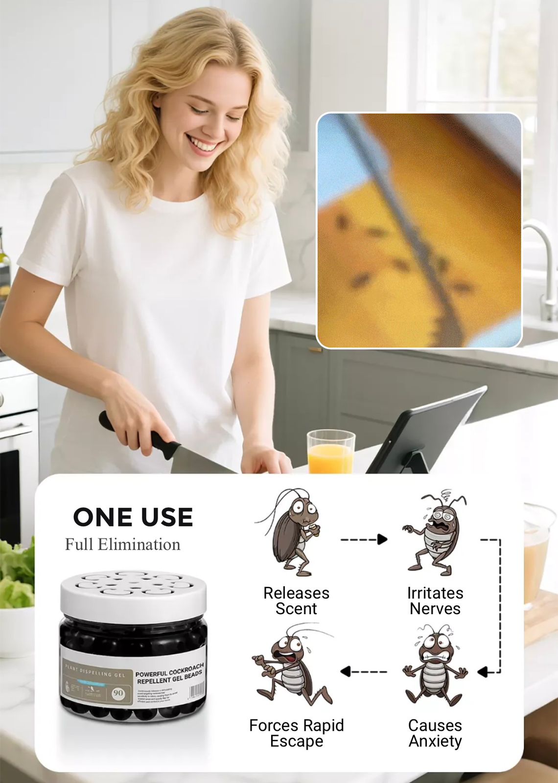 💥BUY 1 GET 1 FREE💥Powerful Cockroach Repellent Gel Beads