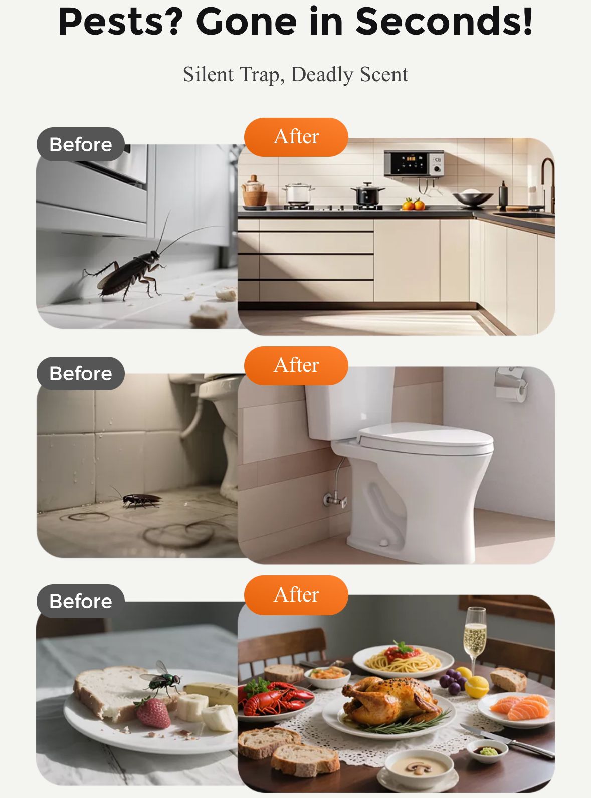 💥BUY 1 GET 1 FREE💥Powerful Cockroach Repellent Gel Beads