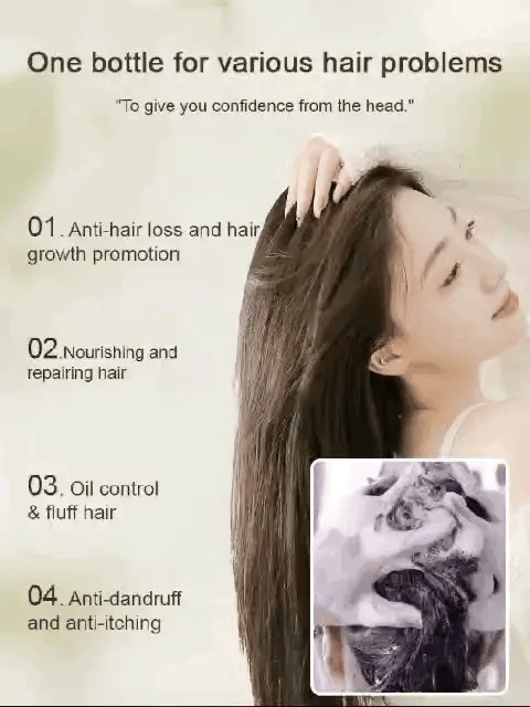 ✨🎁Hot Sale Ginger Plant Extract Anti-Hair Loss Hair Shampoo✨🎁
