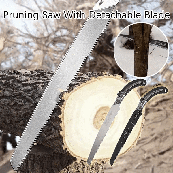 Pruning Saw with Detachable Blade & Safety Sheath