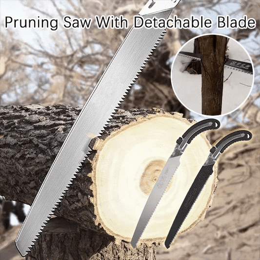 Pruning Saw with Detachable Blade & Safety Sheath