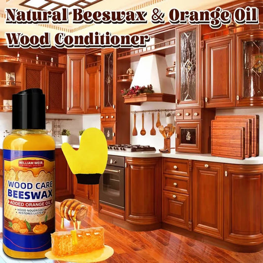 Natural Beeswax & Orange Oil Wood Conditioner (Buy 1 Get 1 Free)