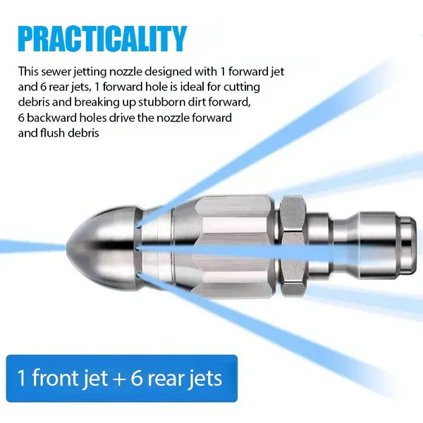 Powerful Pipe Cleaning and Unclogging Nozzle (BUY 1 GET 1 FREE)